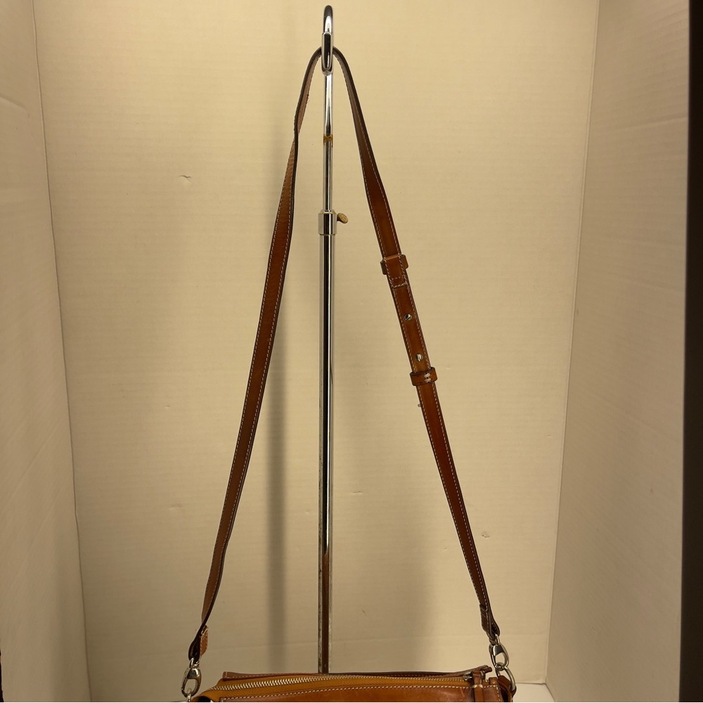Cavalcanti Genuine Elegant Brown Leather Women’s Crossbody Bag - Picture 5 of 14